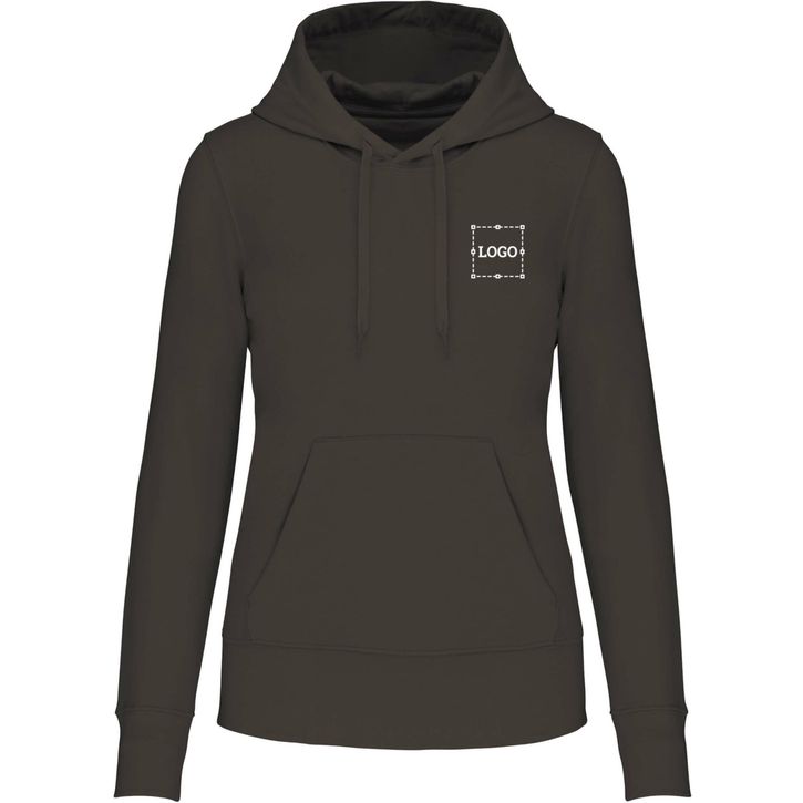 Sweat-shirt écoresponsable à capuche femme