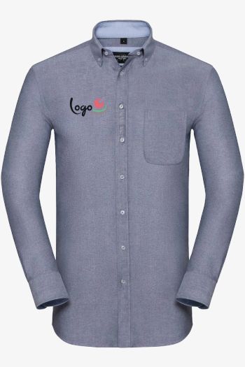 Image produit Men’s long sleeve tailored washed oxford