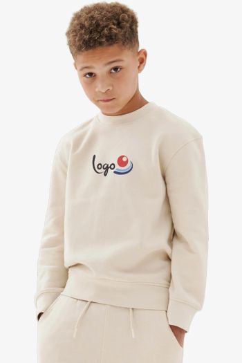 Image produit Kids' sustainable fashion curved hem sweat