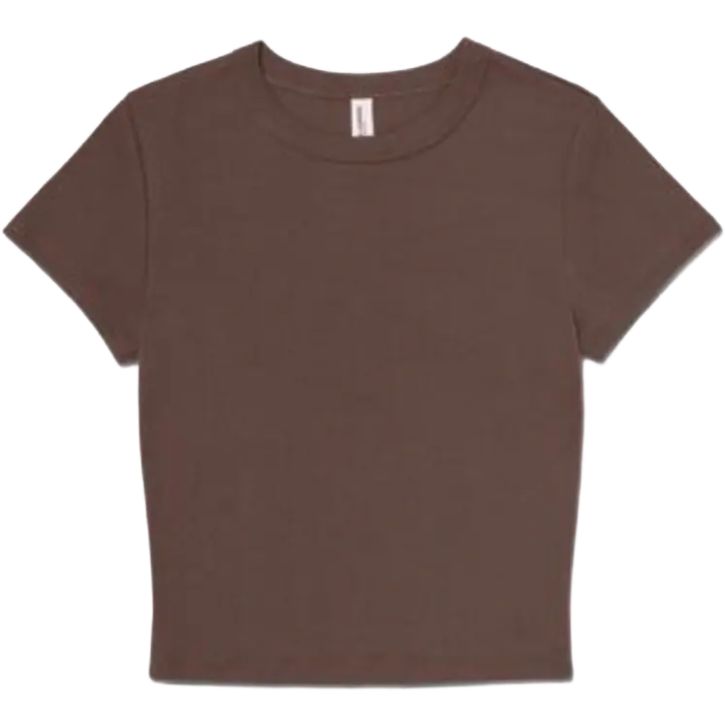 Image produit Women's micro rib baby tee