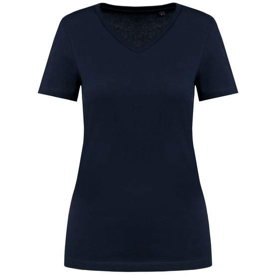 T-shirt Supima® col V manches courtes femme