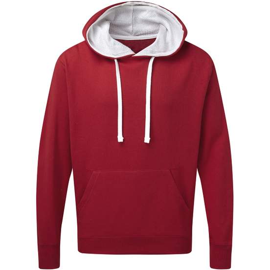 Contrast Hooded Sweatshirt Men