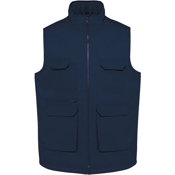 Image produit Gilet polycoton multipoches rembourré unisexe
