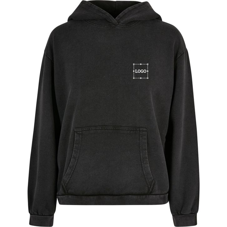 Image produit Ladies Acid Washed Oversize Hoody
