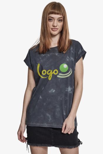 Image produit Ladies Batik Dye Extended Shoulder Tee