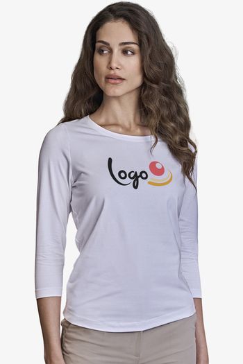 Image produit Ladies 3/4 Sleeve Stretch Tee