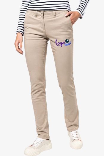 Image produit Pantalon chino femme