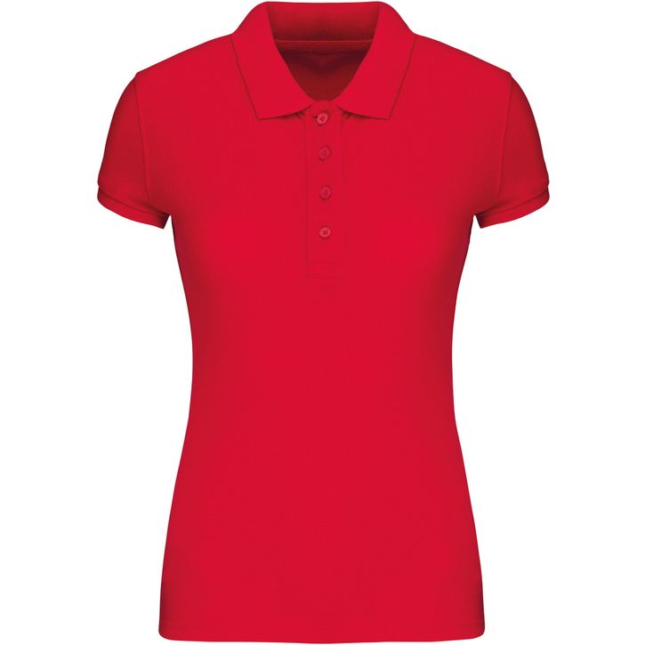 Image produit Polo piqué BIO manches courtes femme 