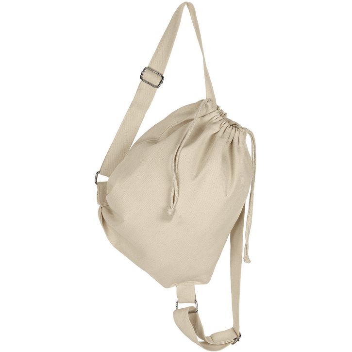 Canvas Backpack Straps and Drawstring