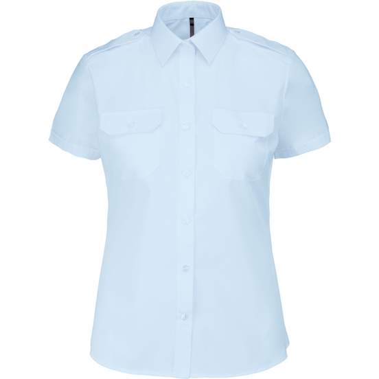 Chemise pilote manches courtes femme