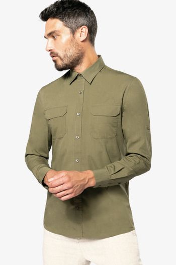 Image produit Chemise safari manches longues homme