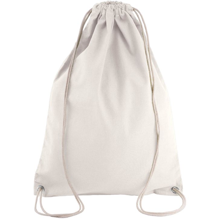 Image produit Sac à dos en coton avec cordelettes