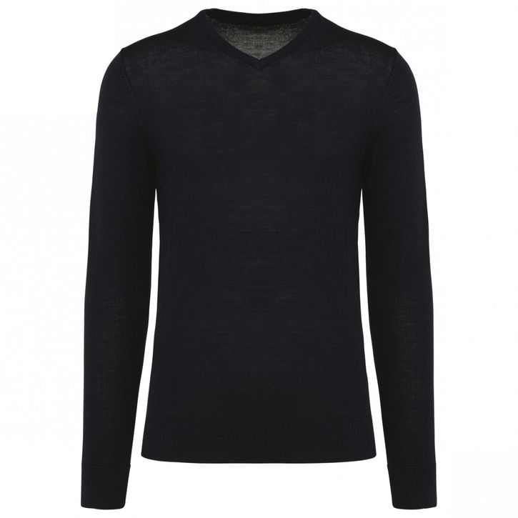 Image produit Pull Mérinos col V homme
