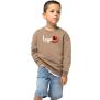 Sweat-shirt à col rond oversize enfant