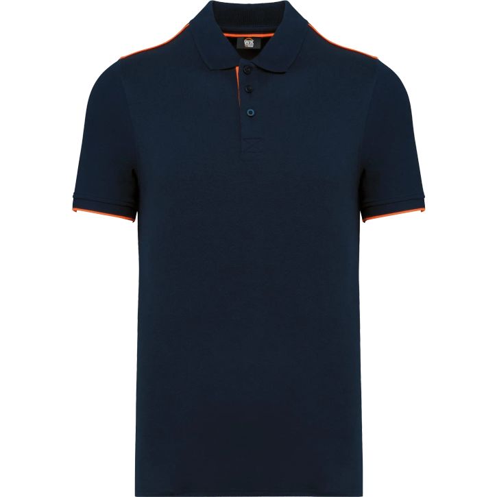 Image produit Polo Day To Day contrasté manches courtes homme