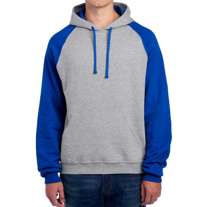Image produit Nublend® colour-block raglan hooded sweatshirt