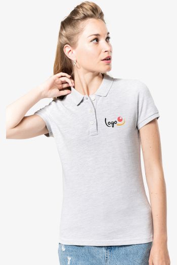 Image produit Polo vintage manches courtes femme