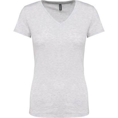 Image produit T-shirt col V manches courtes femme