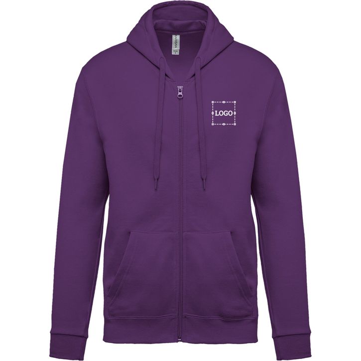 Image produit Sweat-shirt zippé capuche 