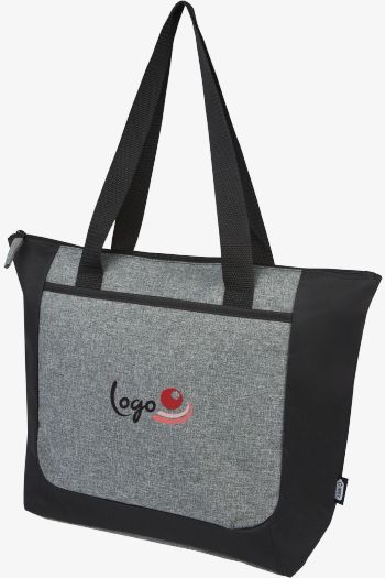 Image produit Sac shopping Reclaim recyclé bicolore à fermeture zippée de 15 L