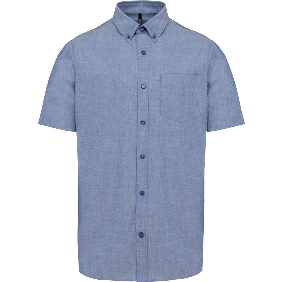 Chemise Oxford manches courtes