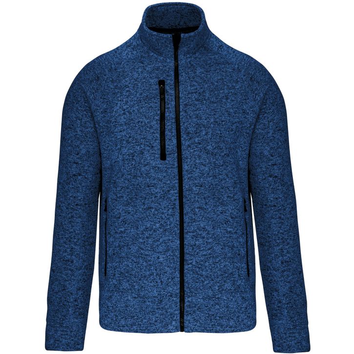 Image produit Veste zippée chinée homme