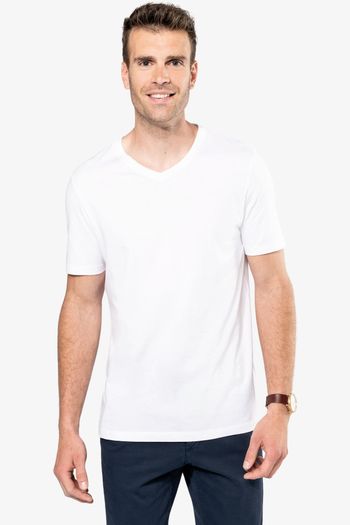 Image produit T-shirt Supima® col V manches courtes homme