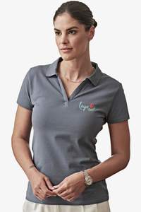 Image produit Women's luxury stretch v-neck polo