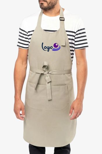 Image produit Tablier avec poche en coton Bio