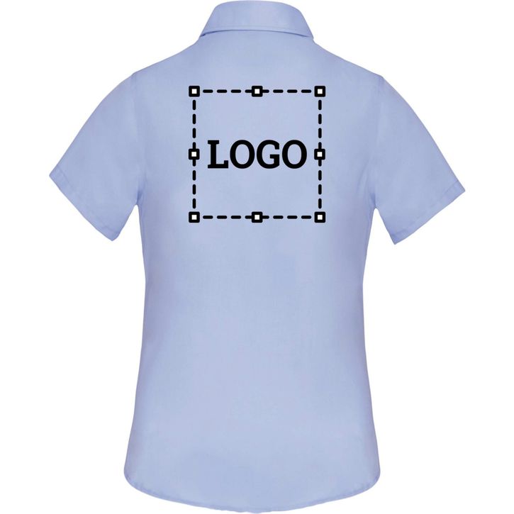 Image produit Chemise popeline manches courtes femme