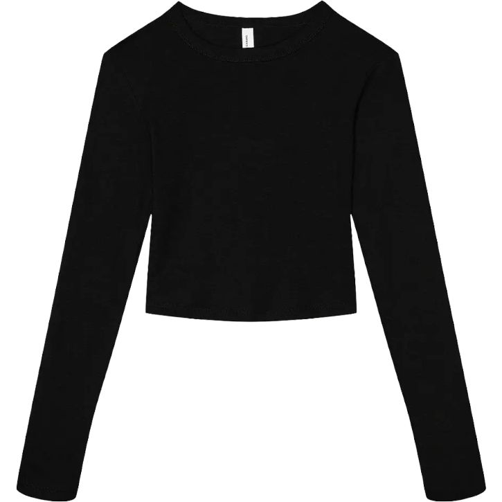 Image produit Women's micro rib long sleeve baby tee