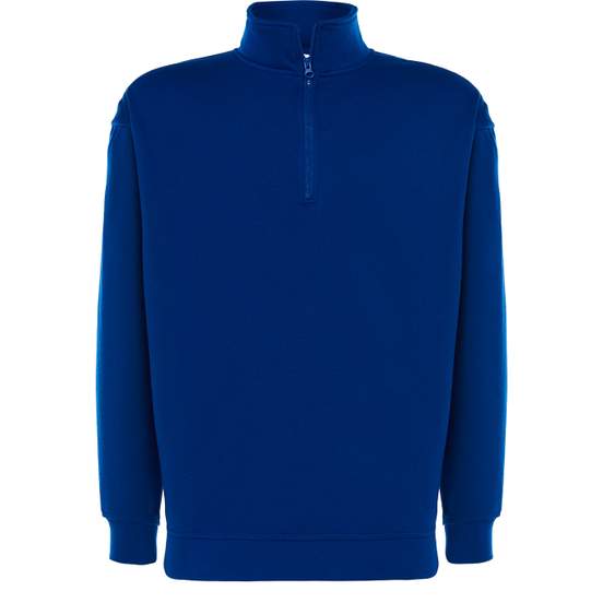 Half zip sweat shirt