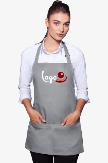 Image produit Short bib apron basic with buckle and pocket