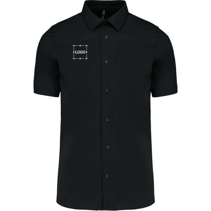 Image produit Chemise coton / élasthanne manches courtes