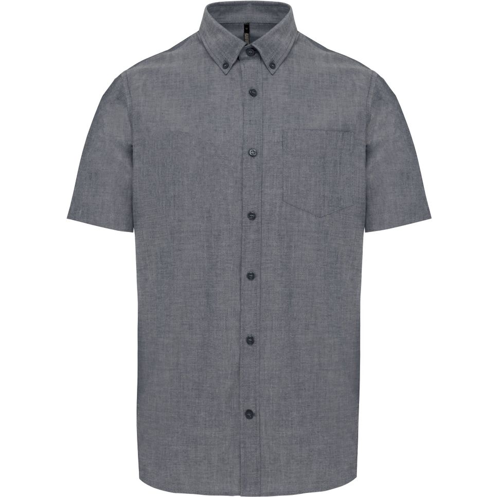 Chemise Oxford manches courtes