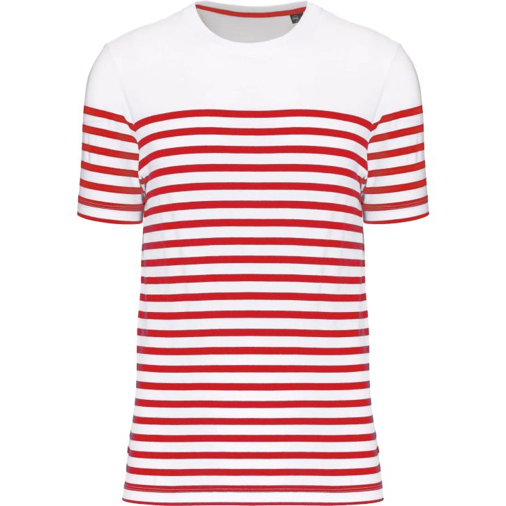 Image produit T-shirt marin col rond Bio homme