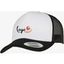 Classic Curved Foam Trucker Cap – White Front