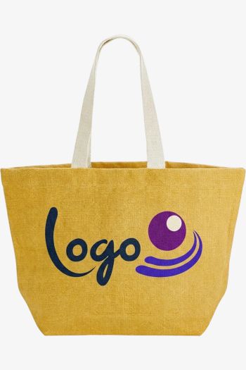 Image produit Sac de plage en jute soft washed