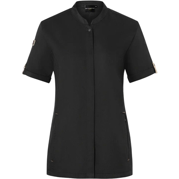 Women's Short-Sleeve Chef Jacket Green Generation Sustainable GRS