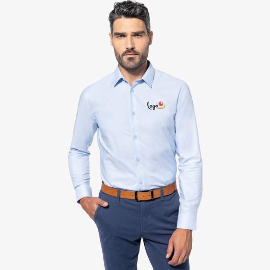 Chemise oxford manches longues homme