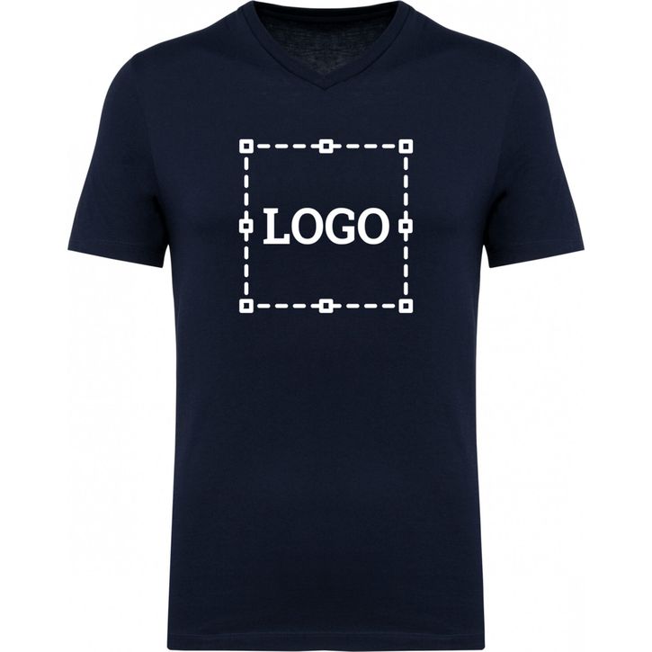 Image produit T-shirt Supima® col V manches courtes homme
