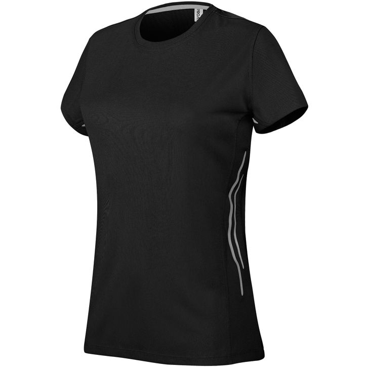 Image produit T-SHIRT BI-MATIERE SPORT MANCHES COURTES FEMME