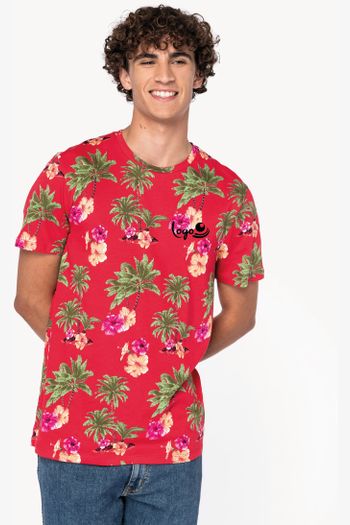 Image produit T-shirt imprimé tropical homme