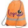 Hi-vis drawstring tote
