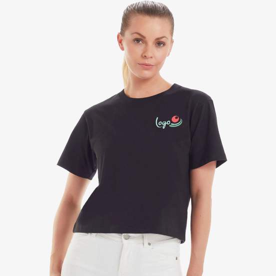 Women's cropped Heavy T