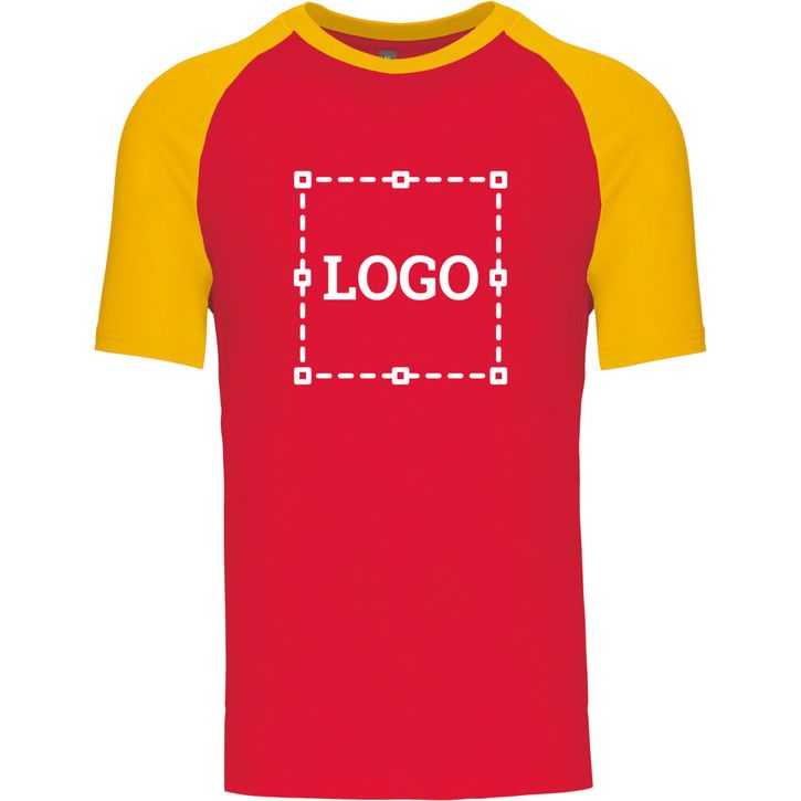 Image produit Baseball - T-shirt bicolore manches courtes