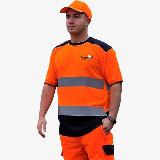 T-Shirt bicolore hi-vis