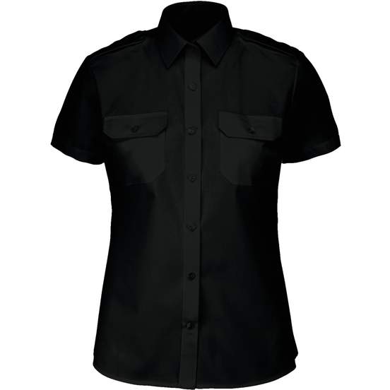 Chemise pilote manches courtes femme