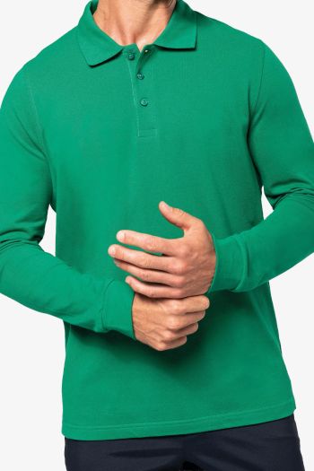 Image produit Polo manches longues homme