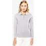 Polo jersey manches longues femme